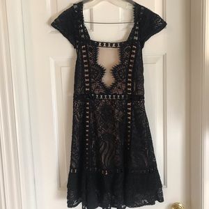 For love and lemons black cocktail dress